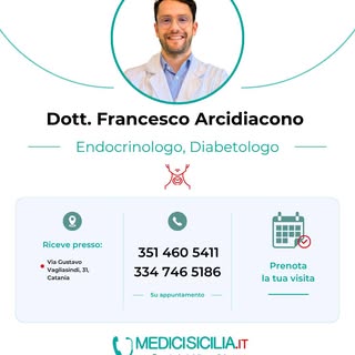 🩺Dott. Francesco Arcidiacono🩺
📝Il Dott. Francesco Arcidiacono è Medico Chirurgo specialista in En