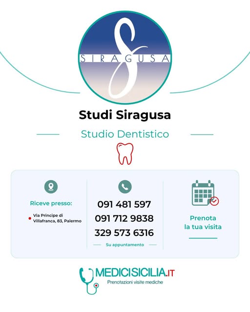 🩺Studi Siragusa🩺
📝Studi Siragusa – Odontoiatria & Medicina Estetica è una realtà sanitaria di Pal
