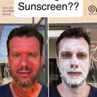 How do you know how much sunscreen to put so to cover your face and neck ? ❌ A tiny pea-sized amount