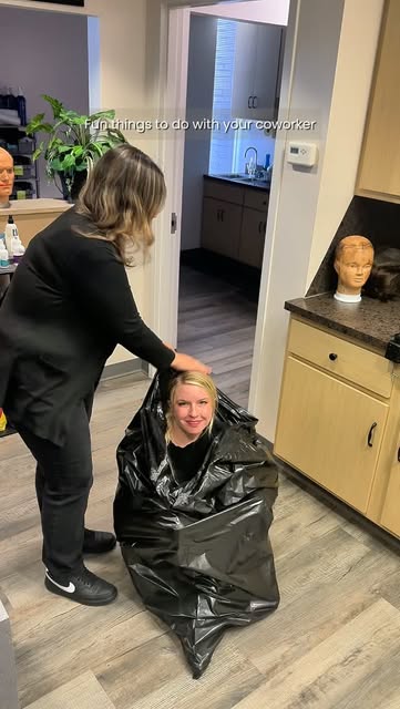 The boss said "team building." We may have interpreted that a little differently. 😂

No coworkers w