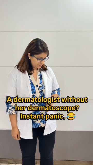 The panic when your dermatoscope is nowhere to be found. 😭

#funreel #trending