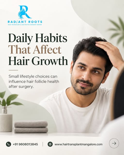 Your hair transplant doesn’t end when you leave the clinic.

What you do every day can also influenc