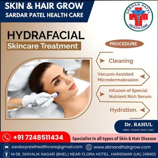"Transform your skin from dull to dazzling! ✨ Bid farewell to tired-looking skin with Sardar Patel H
