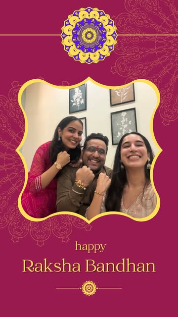 This one feels a little different. 🥹
The last Rakhi before I get married, but certainly not the las