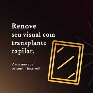 Você merece olhar no espelho e amar o que vê! Com o transplante capilar, transformamos sua aparência