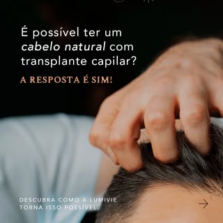 Na Lumivie, utilizamos a técnica FUE para garantir que seu transplante capilar seja discreto, eficaz