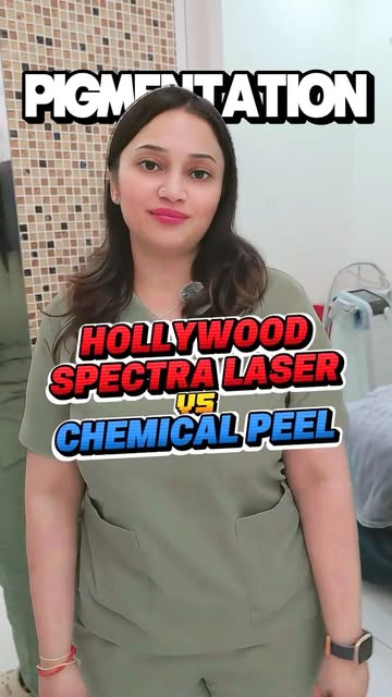 Hollywood Spectra Laser vs Chemical Peel: Which One Is Best for Your Pigmentation? 🌟✨

Struggling w