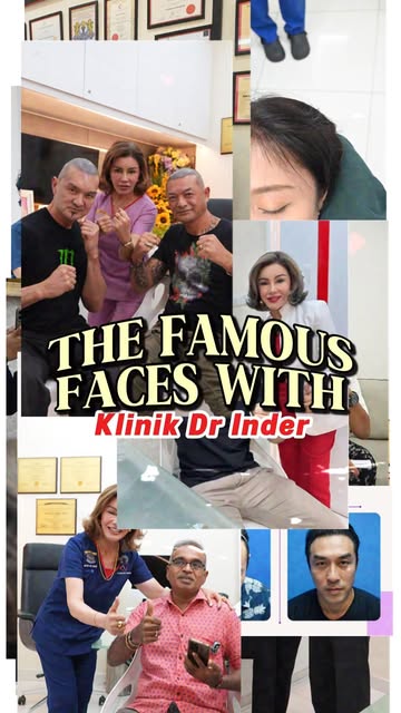 The Famous Faces Behind Klinik Dr Inder 🌟✨ 

From celebrities, public figures, and pageantry winner