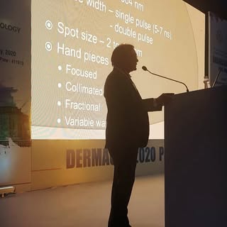 A lecture on Nd YAG Laser by Dr Girish Shah at Dermacon 2020

This laser which can help manage 

👉�