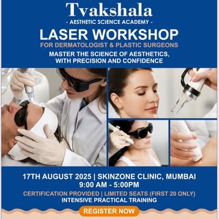 LASER MASTERCLASS @tvakshalacademy 
on 17th AUGUST 2025 

Get ready for an exciting day with in-dept