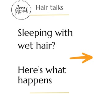 Do you go to bed with wet hair sometimes? I’ve done it too 😳 

Hair is vulnerable when wet, so if y