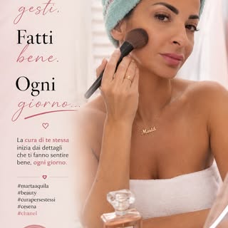 Pochi gesti .
Fatti bene .
Ogni giorno … 🤍✨ #martaaquila #beauty #curapersestessi #cesena #chanel