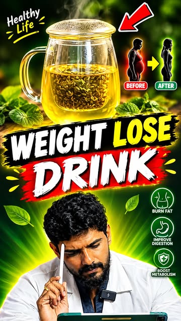 😲Weight Loss-க்கு Super Drink ✅👍 Miss பண்ணிடாதீங்க 🔥👍 #weightloss #weightlosstips #weightlossdie