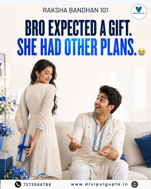 Bro expected a gift 🙄 but sis had other plans 😉 
Rakshabandhan 101

Festivals are about caring for