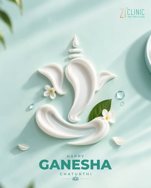 Happy Ganesh Chaturthi from ZI Clinic ✨
A new beginning deserves a fresh glow. 
May Lord Ganesha bri