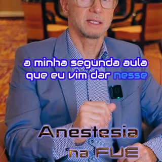 Controle anestésico no transplante capilar é fundamental para que o transplante capilar, que é uma t