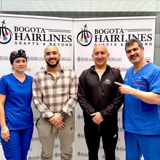 Father and Son Hair Transplant by Dr Paola Pareja & Dr Mafe Galindo 🇨🇴 #bogotahairlines #hairtrans