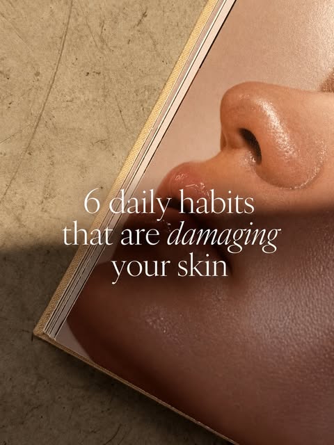 Your skin remembers the little things you do every day. ✨

Some habits may seem harmless, but they c