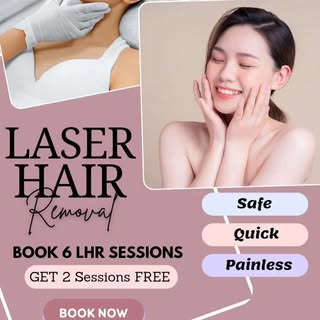 ✨ Say goodbye to unwanted hair ✨
Book 6 Laser Hair Removal sessions and get 2 sessions FREE 💎
Smoot