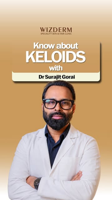 A small scar can sometimes grow beyond the original wound — this is known as a keloid.

But why do k