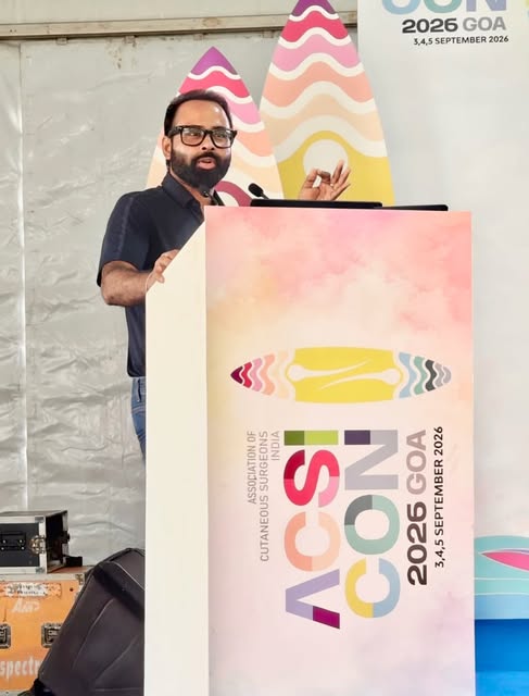 ☀️ A deeper conversation around sunscreen at ACSICON Goa — our national dermatosurgery conference.

