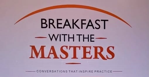 ☀️ An innovative morning session at Breakfast with Masters — a wonderful opportunity to discuss a to