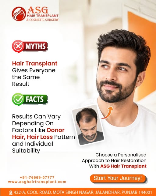 💇 MYTH vs FACT: DOES HAIR TRANSPLANT GIVE EVERYONE THE SAME RESULT?

❌ MYTH: Everyone gets the same