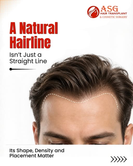 💇 A natural hairline isn't just a straight line.

Its shape, density and placement all matter.
Hair