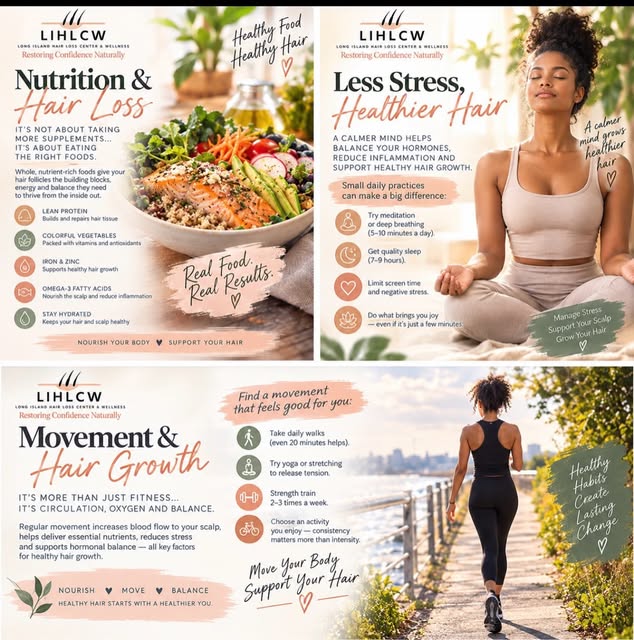Healthy hair starts in the kitchen. The right nutrients fuel your follicles, reduce inflammation and