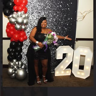 Thanking God for it all. 20 years of owning my salon, purchasing my building and still  maintaining 