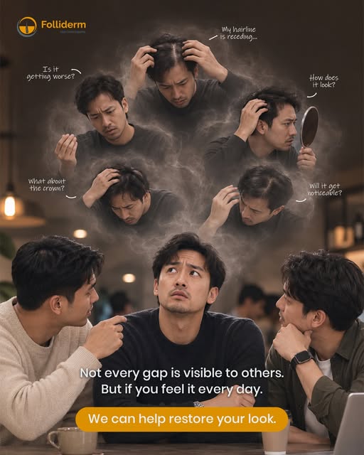 Hair loss isn't just about what others see, it’s about the constant worry running through your mind.