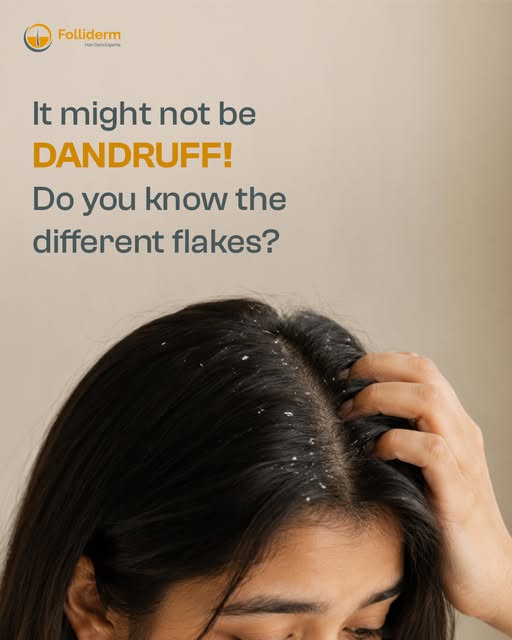 Think your scalp flakes are just dandruff? Think again! 
Swipe through to spot the difference betwee