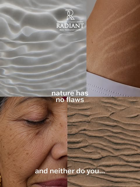 🌿✨ Nature Has No Flaws — And Neither Does Your Skin.

Skin is not meant to look perfectly smooth, p