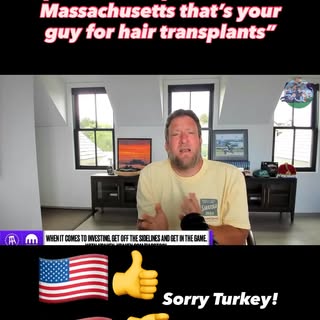 Dave Portnoy…a true American…with hair transplant procedure right here in the Good Ol’ USA 🇺🇸 #sor