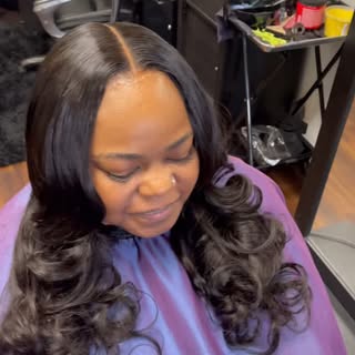 New hair, who dis?!” ✨ When your sew-in is laid to perfection, the only drama in your life should be