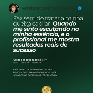 🦋Sua Queixa Capilar Merece Ser Estudada Escutada E Acolhida 

🦋Tricologia Assertiva Aplicada Na Pr