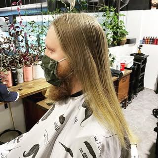 I spend a lot of time restoring hair for my clients but this time we went the other way. I was very 