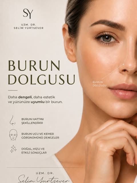 BURUN DOLGUSU

Yüz oranlarına uyum sağlayan,
daha dengeli ve estetik bir profil.

Amaç büyütmek deği