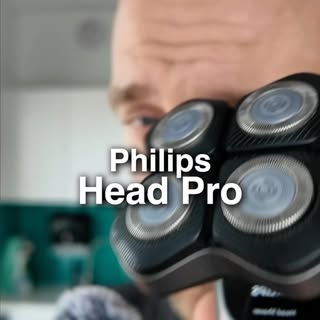 [współpraca reklamowa] @philips_polska Philips Head Pro. Golenie głowy, tylko dużo prościej. Szybko,