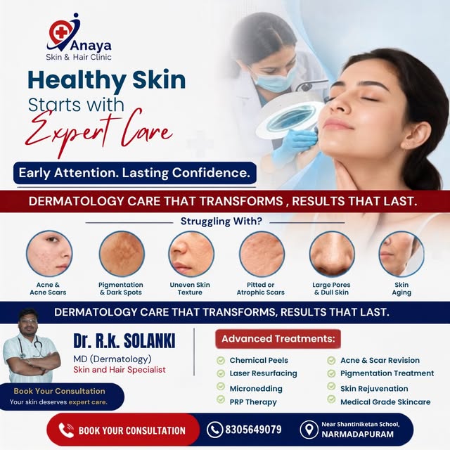 Healthy skin doesn't happen by chance; it happens with expert care! ✨ Early attention to skin concer