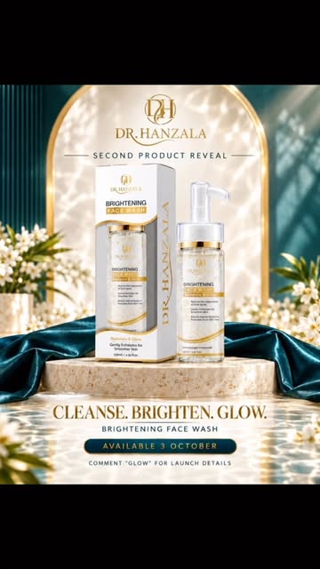 Skin Brightening Facewash | Coming Soon اپنا شہر اپنا برانڈ #drhanzalazafar #skinspecialist #phalia 