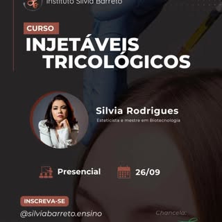 Vem aí o Curso Especialização em Injetáveis na Terapia Capilar
No dia 26 de setembro 

Com a Tricolo