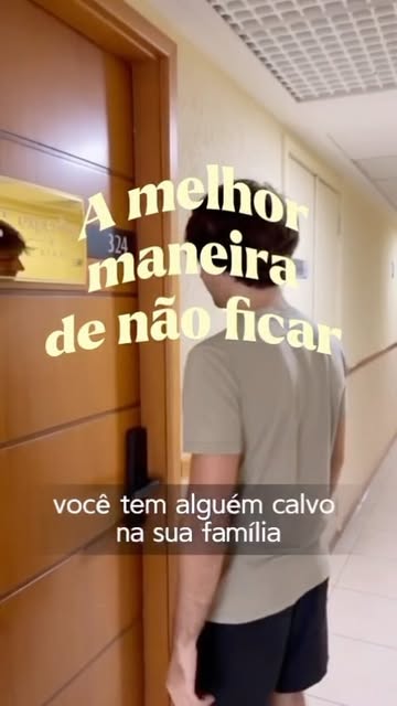 Se vc tem pai, mãe, avô ou avó com calvície, não perca esse vídeo! #alopeciaandrogenetica #calvicie