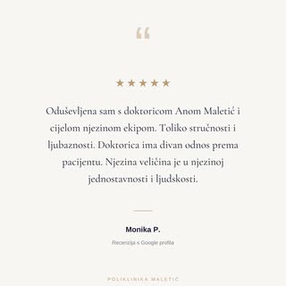 Najljepšu potvrdu našeg rada ne pišemo mi, već oni koji su bili kod nas.🫶 

Ovo je nekoliko recenzi