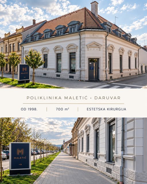 Poliklinika Maletić posluje od 1998., prvo u Daruvaru, a od 2016. i u Zagrebu. 🤍