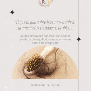 Ninguém fala sobre isso, mas o cabelo raramente é o verdadeiro problema. ✨
Quando o cabelo começa a 
