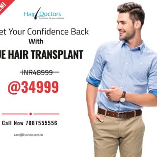 Get Your Confidence Back With FUE Hair Transplant.
0% Easy EMI Available
Natural Looking Results
Exp