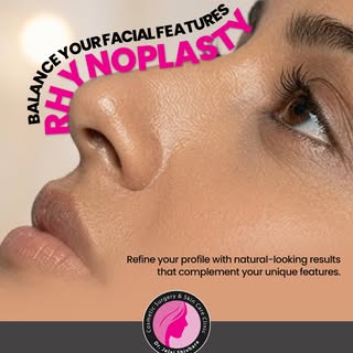 ✨ A balanced nose can enhance the overall harmony of your facial features.

Rhinoplasty is a persona