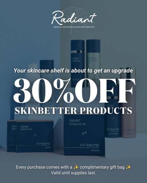 Your skincare shelf is about to get an upgrade! 

Every SkinBetter product is 30% off, including dai
