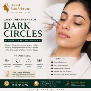 ✨ Brighter eyes. Fresher appearance. ✨

Dark circles can have different causes, including pigmentati